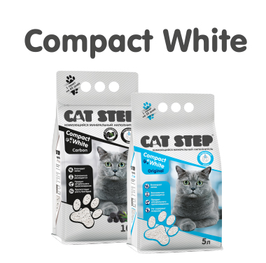 CAT STEP Compact White