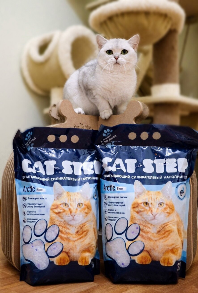 Cat Step Arctic - Наполнитель для белых кошек
