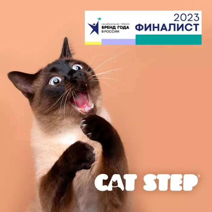 CAT STEP – финалист третьего отборочного этапа премии «Бренд года в России»!